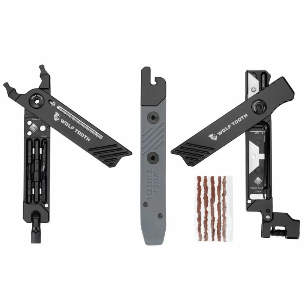 Wolf Tooth Online 8-Bit Kit One Multitool Black -Bike Accessories