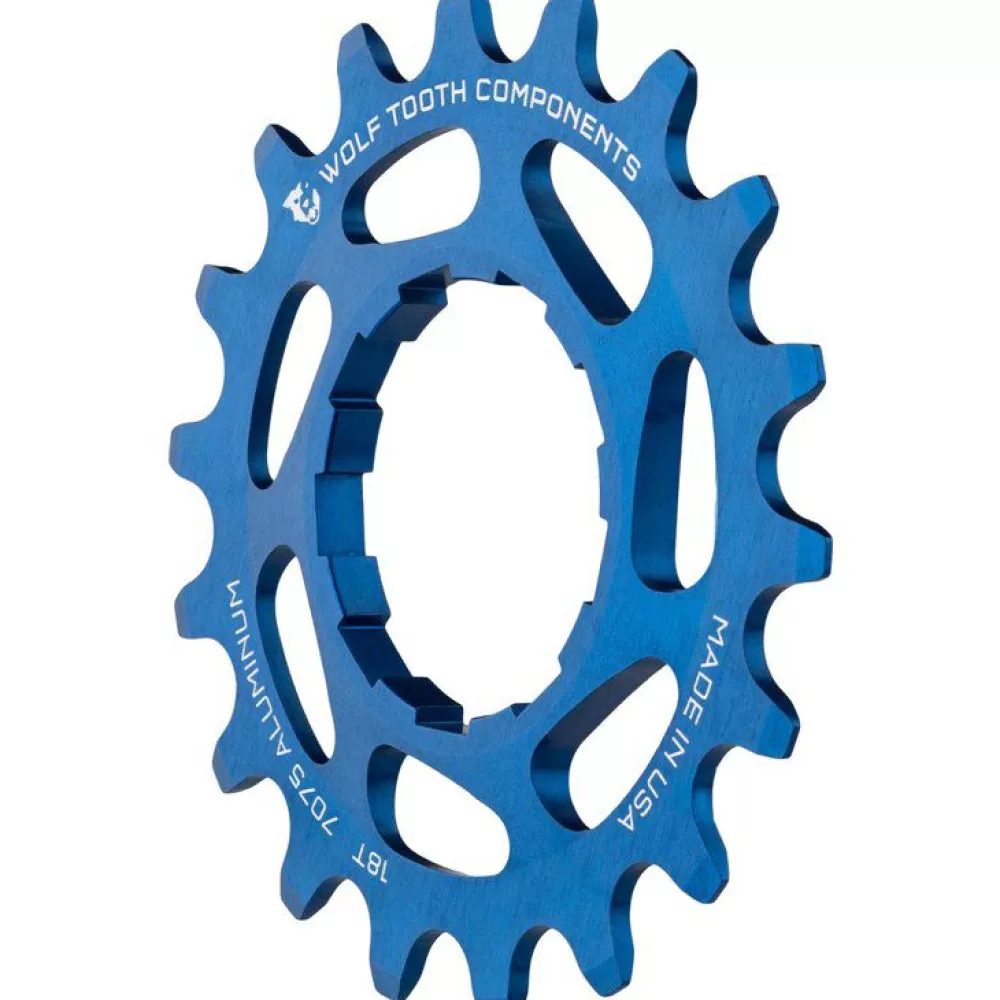 Wolf Tooth Online Single Speed Cog Cnc Aluminium Blue -Parts