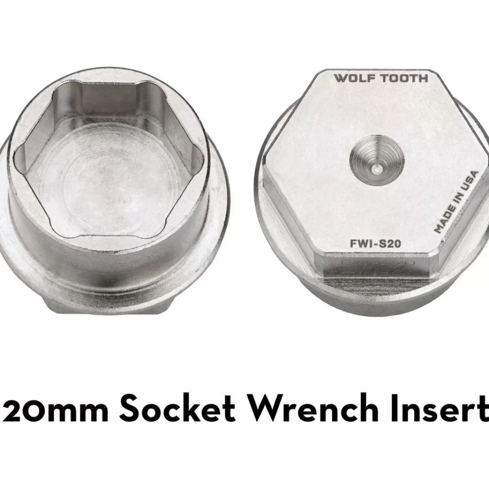 Wolf Tooth Sale Ultralight 20Mm Socket Wrench Insert Fwi-S20 -Bike Accessories