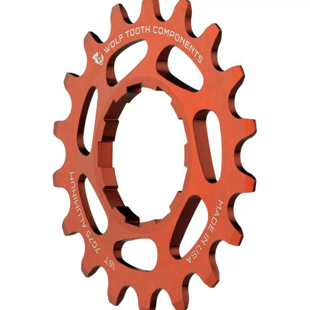 Wolf Tooth Wholesale Single Speed Cog Cnc Aluminium Red -Parts