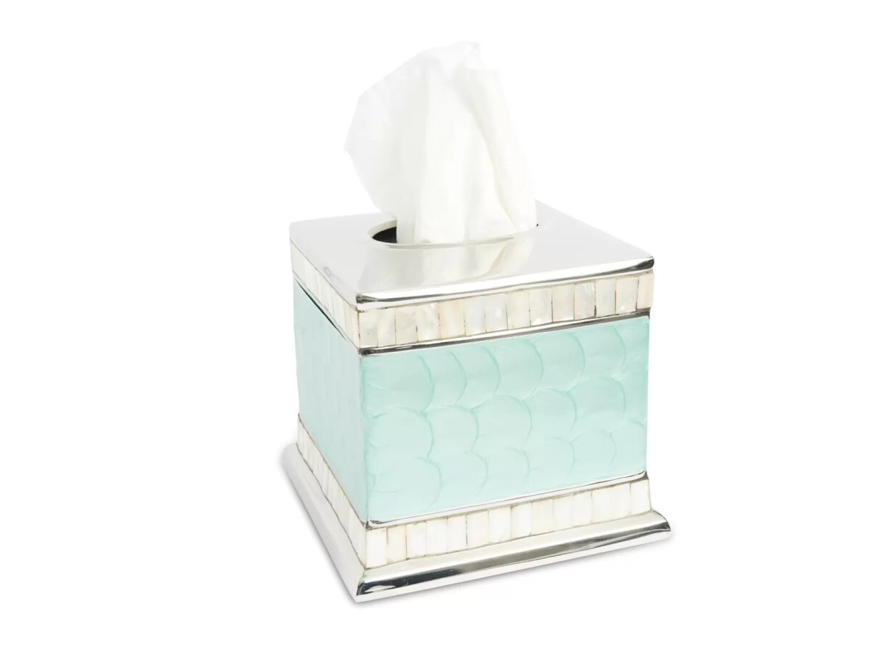 Julia Knight Classic 5" Tissue Cover Aqua  Flash Sale